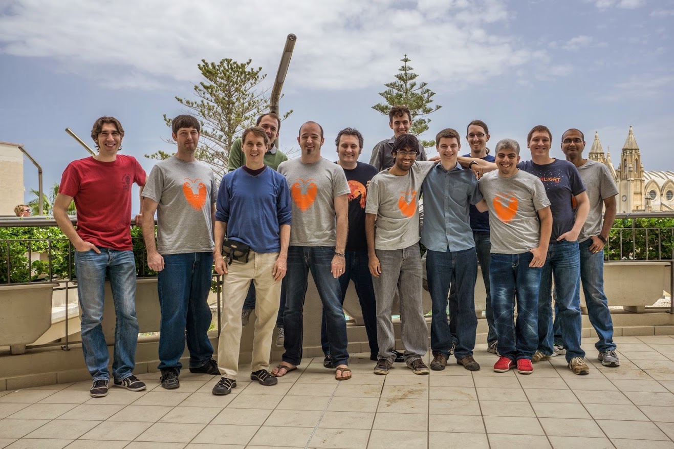 The Ubuntu Touch Community Team in Malta, in 2014
